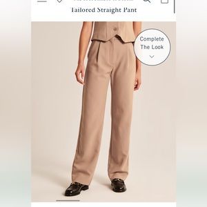 Abercrombie & Fitch Tailored Straight Pant